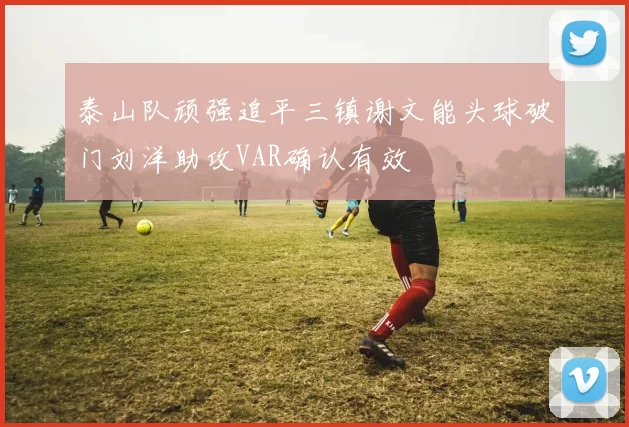 泰山队顽强追平三镇谢文能头球破门刘洋助攻VAR确认有效